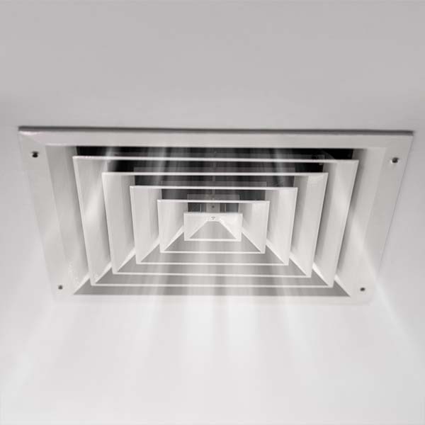 Home Room Ceiling Ventilation. Modern Interior Air Vent