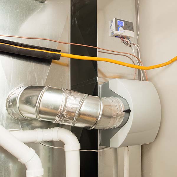 Whole House Humidifier Installed on Furnace Duct